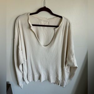 Free people oversized shirt